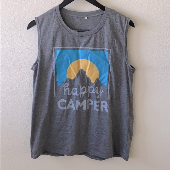 Tops - Unbranded | Happy Camper Muscle Tee
